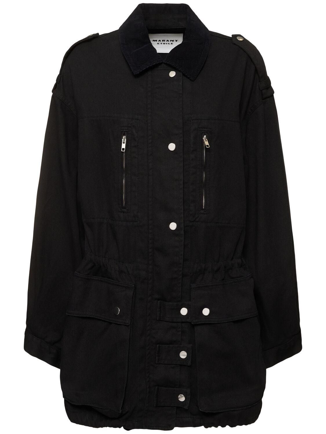 ジャケット ISABEL MARANT Women Jackets B3L01I PU0554FA 01BK BLACK Designer Jackets for Women | ISABEL MARANT Official Online Store