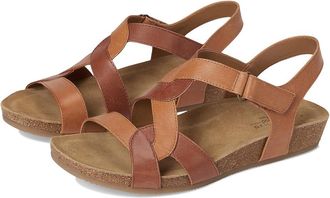 COMFORTIVA Garner Womens Sandals Luggage-Cognac : 8.5 M (B), Leather
