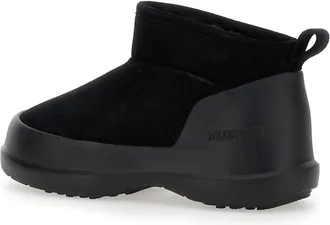 Moon Boot Womens Luna Boots Black Suede
