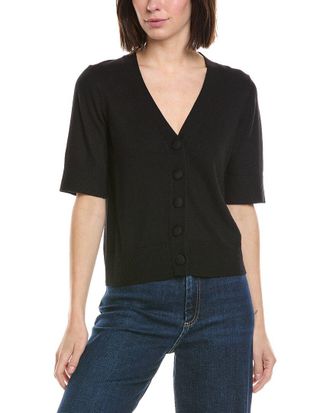 CeCe by Cynthia Steffe Cece V-Neck Wool-Blend Cardigan