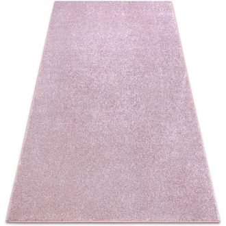RugsX Rugsx - Carpet wall-to-wall san miguel blush pink 61 plain, flat, one colour pink 100x150 cm