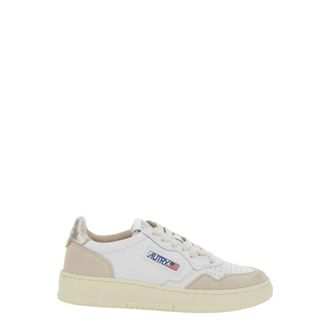 Autry Sneakers, female, White, Size: 9 US Gold and White Medalist Sneakers