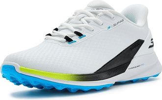 Skechers Pure SI Mens Golf Shoes White/Blue/Yellow : 11.5 D - Medium, Textile