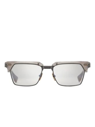 Dita Eyewear Statesmen Seven angular-frame sunglasses - unisex - Acetate - 55 - Grey