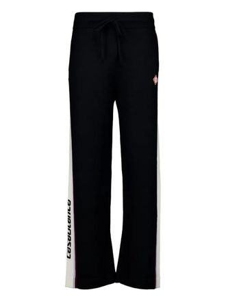 Casablanca striped trousers - Black