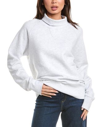 perfectwhitetee Perfectwhitetee Oversized Turtleneck Sweatshirt