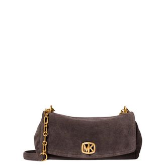 Michael Kors Bolso de hombro convertible peque&ntilde;o Bryant de ante - Bags - Mujer - Marr&oacute;n - ONE SIZE