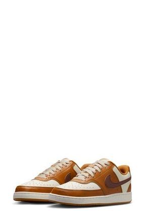 Nike Court Vision Low Sneaker in Desert Ochre/Brown/Ivory at Nordstrom Rack, Size 6.5