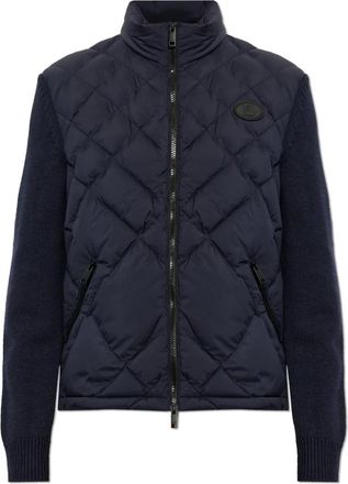 Burberry Dunsbury Quilted Cardigan - - Knitwear - Uomo - Blu - XL