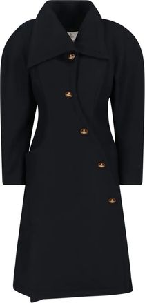 Vivienne Westwood buttoned coat - Black