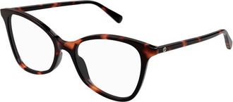 Gucci Ladies Brown Cat Eye Eyeglass Frames GG1360O 002