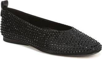 Naturalizer Carla Sparkle Embellished Flat in Black/Jet at Nordstrom, Size 5.5