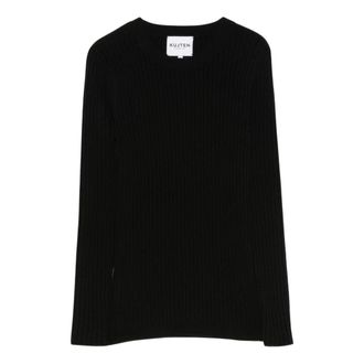 Kujten Maglione Bibi a Coste - - Knitwear - Donna - Nero - L