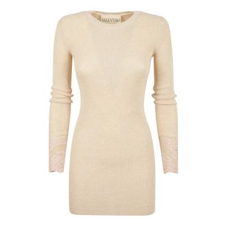 Valentino Garavani Mujer, Vestidos, Beige, Talla: M