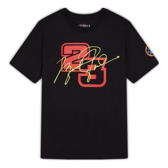 Nike Jordan Air Jordan DNA Numeric Printing Round Neck Short Sleeve Black DQ6065-010