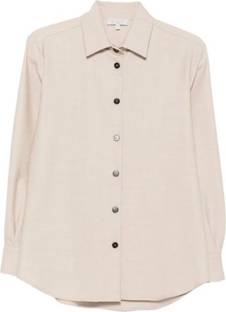 Antonelli Overhemden, Dames, Beige, S, P1400R Shirt