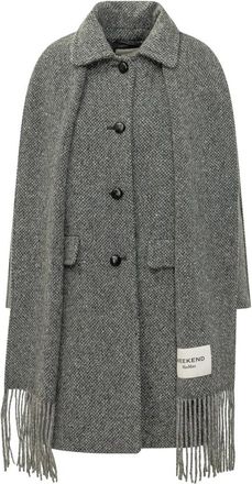 Max Mara Dames, Jassen, Grijs, Maat: XS