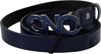 Costume National Leather Logo Skinny FashionMens Belt