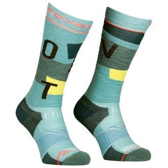 Ortovox Freeride Long Socks Cozy Skisocken f&uuml;r Damen | t&uuml;rkis