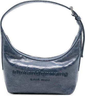 Alexander Wang Blue Punch Glazed Small Shoulder Bag