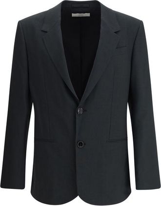 Ami Gray Fleece Wool Mens Clothing