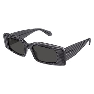 Alaia Sunglasses, unisex, Gray, Size: 53 MM Rectangular Sunglasses