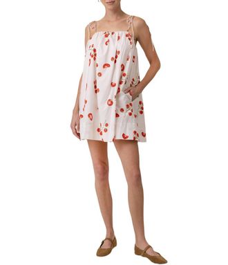 Line & Dot Bellissimo Tie Strap Dress In White