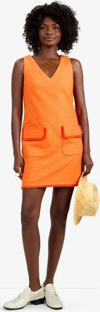 Trina Turk Waveson Sleeveless Dress in Orange Oasis at Nordstrom, Size 16