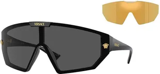 Versace VE4461 148/6V Crystal/Grey Mirror Black/Mirror Blue Violet