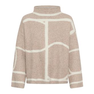 Soaked In Luxury Tejidos - Knitwear - Mujer - Beige - 2XL