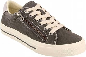 Taos Womens Z Soul Sneaker - Wide In Graphite/light Grey