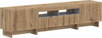 vidaXL Cabinet De Tv Led De 5 Piezas Roble Artisan Vidaxl