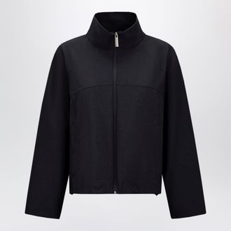 Herno High-neck Laminar jacket in wool-touch fabric