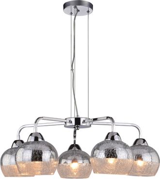 OEM Lampadario Candellux Cromina 35-56375 5xe27 Cromo Vetro