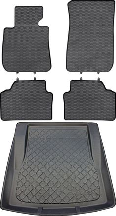 OEM Juego De Alfombrillas De Goma Para Coche Y Alfombrilla Para Maletero Para Bmw Serie 3 E90 Sed&aacute;n (marzo De 2005 A Diciembre De 2011)