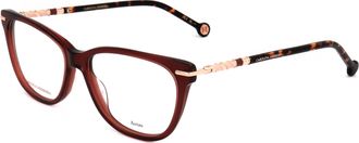 Carolina Herrera Womens 54 mm Red Opticals