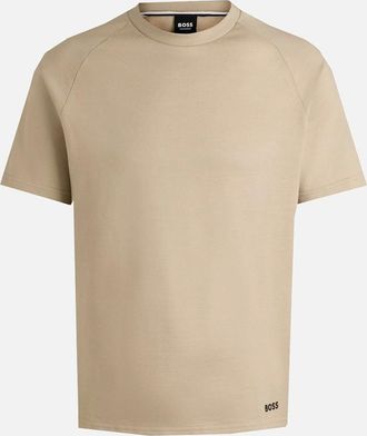 HUGO BOSS Mens Hugo Boss Iconic Beige Soft Terry T-shirt - Tan - Size: 42