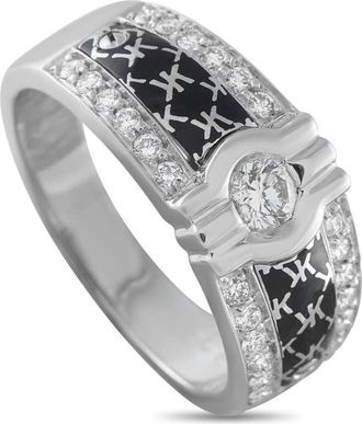 Korloff Pre-Owned Korloff 18K White Gold 0.50ct Diamond Ring KA44 031326