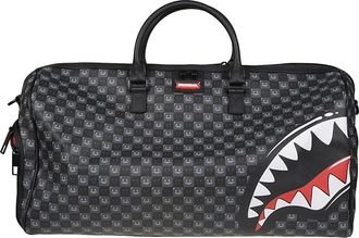 Sprayground Sharks In Paris Bubbly Shark Graphic PVC Duffle Bag