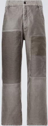 Visvim Pastoral striped cotton wide-leg pants