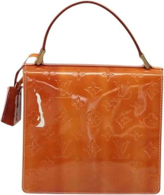 Louis Vuitton Pre-owned Canvas Handbag - Dames - Vintage Handtas - Bruin - ONE Size - Vintage