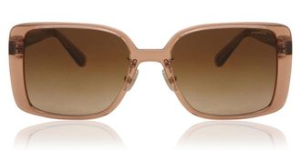Coach HC8375 CH562 Asian Fit 574974 Womens Sunglasses Brown Size 56