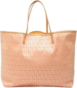 Fendi Pre-owned Tote Bags, female, Pink, Size: ONE SIZE Pre-owned Vintage Tote Bag