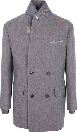 Kolor Jacket 02 Split Double Breast Coat