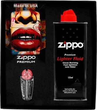 OEM Juego De Encendedores Zippo Dise&ntilde;o De Cara De Arte Callejero Regalo N.&deg; 1