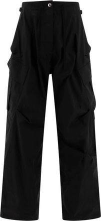 Alexander McQueen Dames, Broeken, Zwart, Maat: XS Katoen