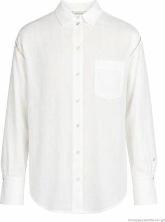 Forte_Forte 14882-010 Shirt - female - Forte Forte - Shirts - White - XL - Blouses & Shirts