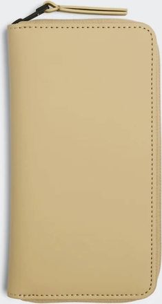 Rains Womens Long Zip Wallet In Sand