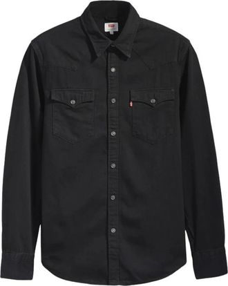 Levi's Overhemden, Heren, Zwart, S, Sweater