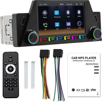 OEM Sistema De Navegaci&oacute;n Gps Port&aacute;til Para Coche Con Pantalla De 4,7 Pulgadas (1 Din), Pantalla Inal&aacute;mbrica, Compatible Con Carplay Y Android Auto, Y Rep